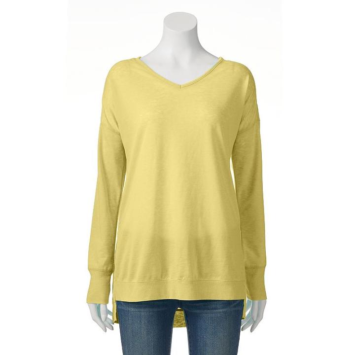 Women's French Laundry Drop Shoulder Top, Size: Small, Green Oth