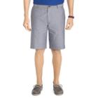 Men's Izod Flat-front Oxford Shorts, Size: 32, Dark Blue