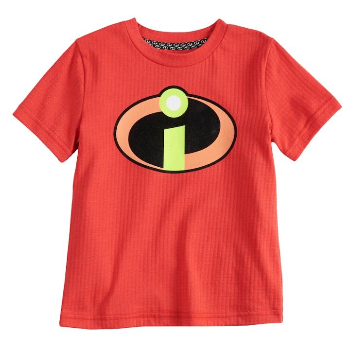 Disney / Pixar The Incredibles 2 Toddler Boy Burnout Logo Graphic Tee By Jumping Beans&reg;, Size: 3t, Brt Red
