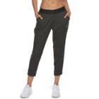 Women's Nike Training French Terry Capris, Size: Xl, Med Grey