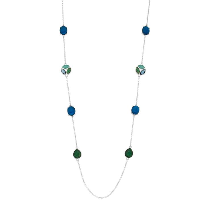 Dana Buchman Simulated Crystal Stone Strand Necklace, Women's, Blue