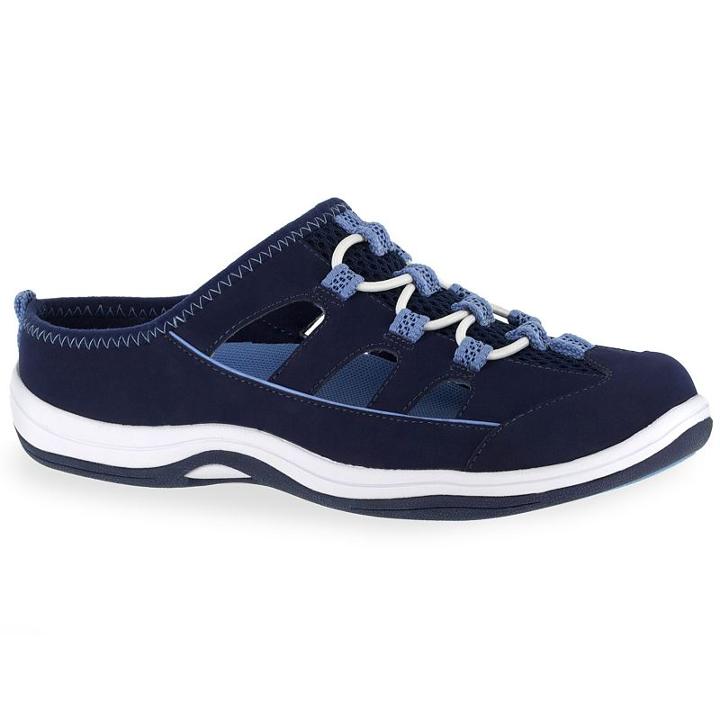 Easy Street Sport Barbara Women's Comfort Slip-on Sandals, Size: Medium (6.5), Blue (navy)