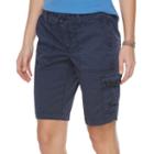 Women's Sonoma Goods For Life&trade; Mandy Utility Bermuda Shorts, Size: 16, Dark Blue
