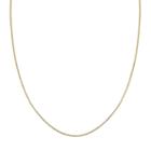 14k Gold Over Silver Box Chain Necklace - 20 In, Women's, Size: 20