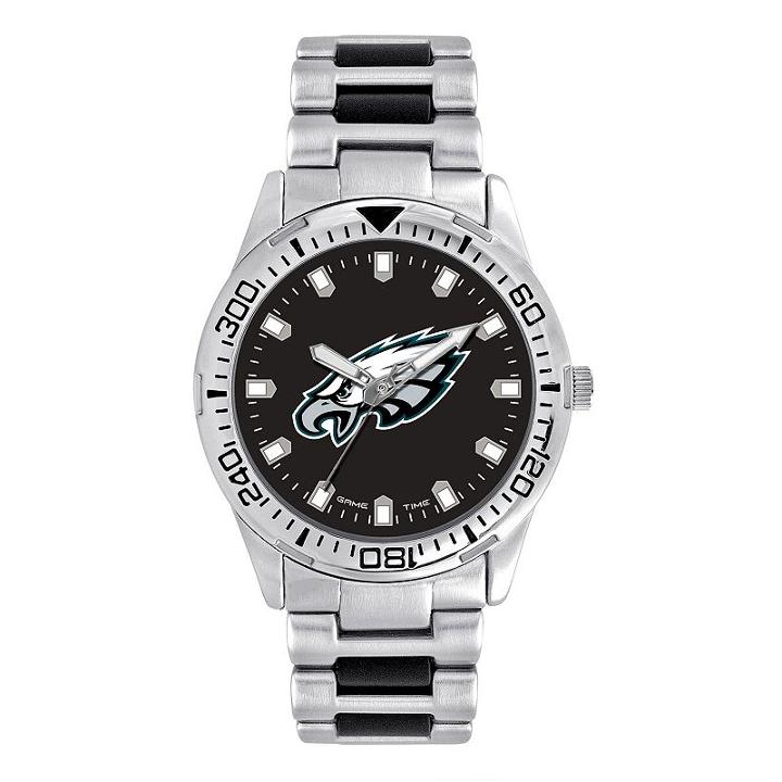 Men's Game Time Philadelphia Eagles Heavy Hitter Watch, Silver