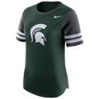 Women's Nike Michigan State Spartans Modern Fan Top, Size: Large, Green