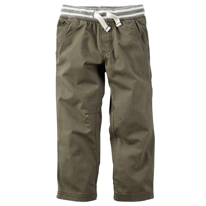 Boys 4-7 Carter's Canvas Utility Pants, Size: 6, Green Oth