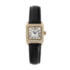 Peugeot Women's Crystal Leather Watch