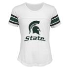 Girls 7-16 Michigan State Spartans Team Pride Burnout Tee, Size: S 7-8, White