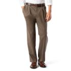 Men's Dockers&reg; Stretch Easy Khaki D3 Classic-fit Pleated Pants, Size: 38x29, Med Brown