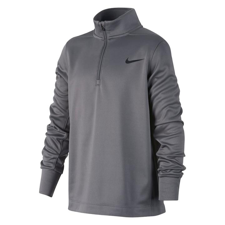 Boys 8-20 Nike Therma Half-zip Golf Top, Size: Large, Med Grey