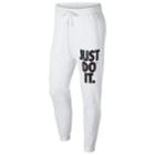 Men's Nike Soft Fleece Jogger Pants, Size: Medium, White