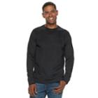 Men's Croft & Barrow&reg; Classic-fit Easy-care Fleece Pullover, Size: Medium, Black