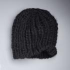 Women's Simply Vera Vera Wang Chunky Cable-knit Beanie, Black