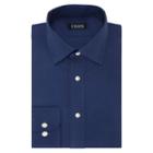 Men's Chaps Slim-fit Stretch Collar Dress Shirt, Size: 18.5 37/8t, Blue (navy)
