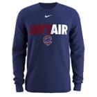 Men's Nike Chicago Cubs Local Hunt Long-sleeve Tee, Size: Medium, Blue