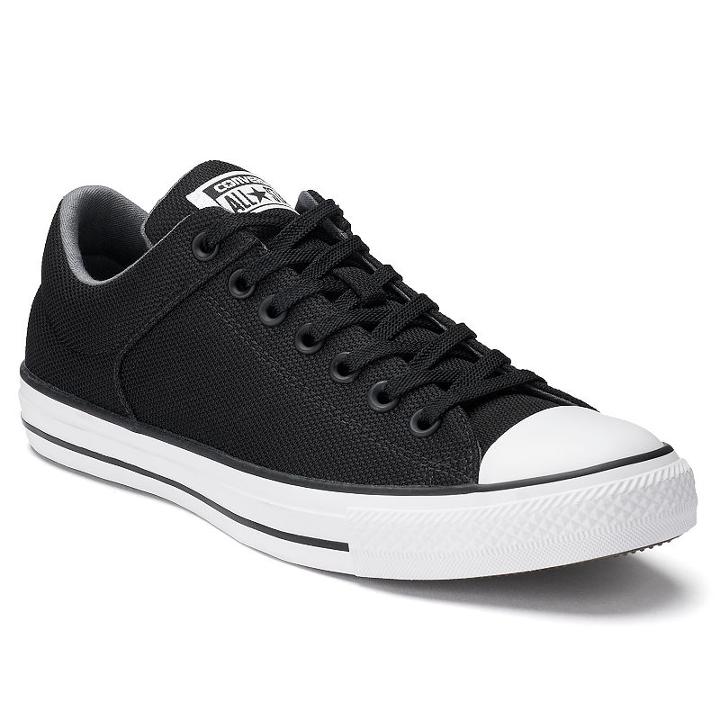 Men's Converse Chuck Taylor All Star Street Basket-knit Sneakers, Size: 9, Black