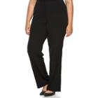 Plus Size Apt. 9&reg; Modern Fit Dress Pants, Women's, Size: 18 W, Black