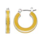 Napier Small Click-it Hoop Earring, Women's, Yellow