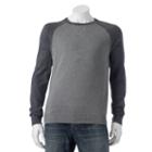 Big & Tall Sonoma Goods For Life&reg; Classic-fit Colorblock Fine Gauge Crewneck Sweater, Men's, Size: 4xb, Med Blue