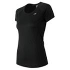 Women's New Balance Nb Ice Crewneck Running Tee, Size: Xs, Black