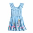 Disney's Cinderella Girls 4-10 Ruffle Skater Dress By Jumping Beans&reg;, Size: 4, Light Blue