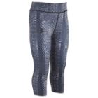 Girls 4-6x Under Armour Grid Capri Leggings, Girl's, Size: 5, Black