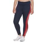 Juniors' Plus Size Marvel Hero Elite Captain America Leggings By Her Universe, Teens, Size: 2xl, Blue (navy)