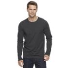 Men's Apt. 9&reg; Premier Flex Modern-fit Stretch Tee, Size: Medium, Dark Grey