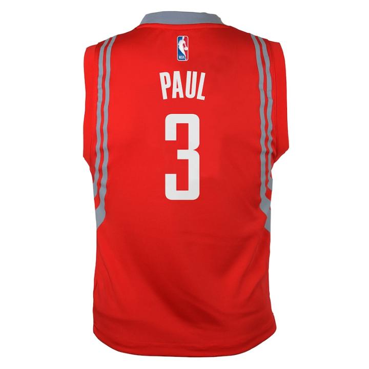 Boys 8-20 Houston Rockets Chris Paul Replica Alternate Jersey, Size: M 10-12, Red