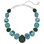 Dana Buchman Simulated Stone Collar Necklace, Women's, Blue