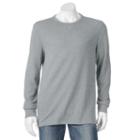 Men's Sonoma Goods For Life&trade; Heathered Thermal Tee, Size: Medium, Med Grey