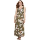 Maternity A:glow Knot Maxi Dress, Women's, Size: Xs Maternity, Med Green