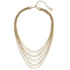 Dana Buchman Multi Strand Necklace, Women's, Gold