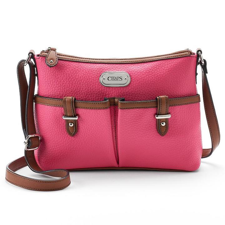 Chaps Carlene Crossbody Bag, Women's, Pink