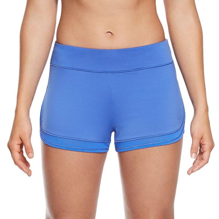 Women's Nike Cover-up Swim Shorts, Size: Small, Blue Other