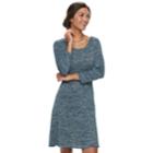 Women's Apt. 9&reg; Pleated Fit & Flare Dress, Size: Xs, Turquoise/blue (turq/aqua)