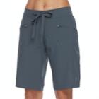 Women's Free Country Bermuda Swim Short, Size: Small, Med Grey