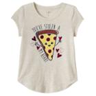 Girls 7-16 So&reg; Curved-hem Graphic Tee, Girl's, Size: 10, Brt Orange