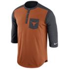 Men's Nike Texas Longhorns Dri-fit Touch Henley, Size: Medium, Ovrfl Oth