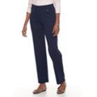 Women's Cathy Daniels Ponte Pull-on Pants, Size: Medium, Blue (navy)