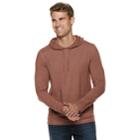 Men's Sonoma Goods For Life&trade; Slim-fit Supersoft Hoodie Tee, Size: Medium, Dark Brown