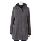 Women's Mo-ka Hooded Soft Shell Jacket, Size: Medium, Grey