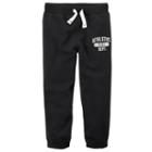 Boys 4-8 Carter's Fleece Athletic Dept. Sweatpants, Size: 8, Black