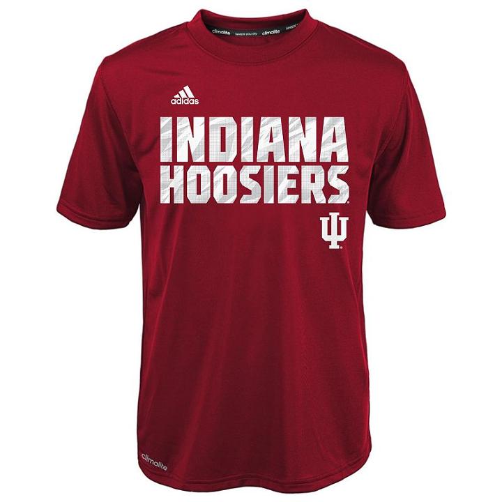 Boys 4-7 Adidas Indiana Hoosiers Red Shock Energy Climalite Tee, Boy's, Size: M(5/6)