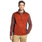 Men's Izod Spectator Sportflex Stretch Fleece Vest, Size: Small, Red