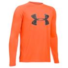 Boys 8-20 Under Armour Big Logo Tee, Size: Small, Orange Oth