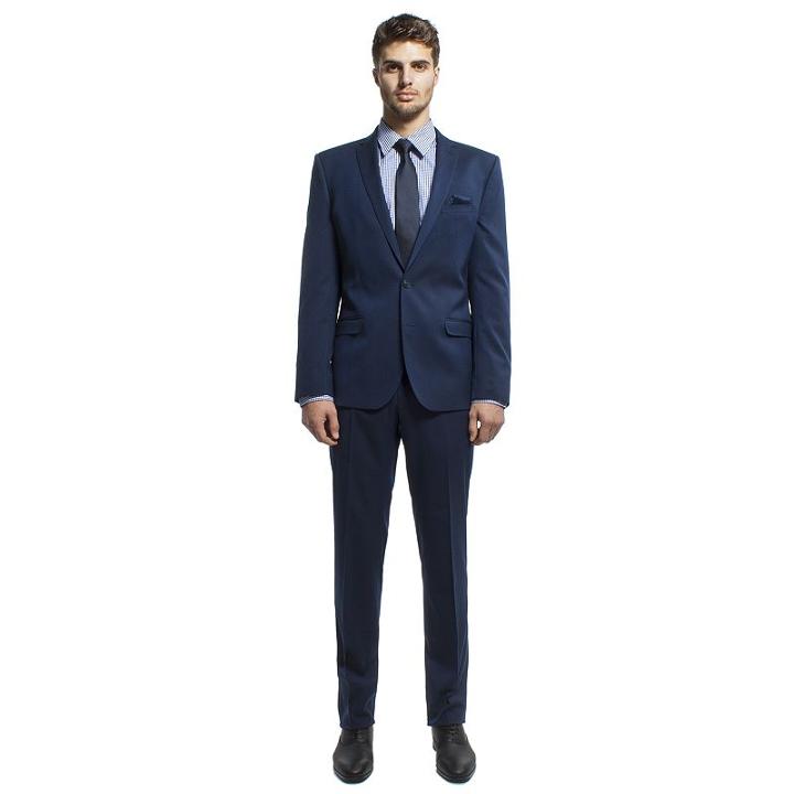 Men's Nick Dunn Modern-fit Unhemmed Suit, Size: 46r 39, Light Blue