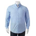 Big & Tall Croft & Barrow&reg; True Comfort Classic-fit Stretch Button-down Shirt, Men's, Size: 2xb, Blue (navy)
