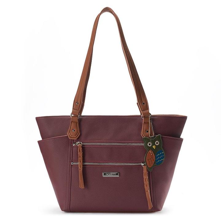 Rosetti Double Handle Tote, Women's, Dark Red